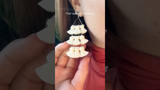 Christmas Tree Macrame Fringe Earrings DIY crafts jewelry tutorial [upl. by Reed666]