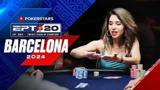 €5300 Main Event  DAY 4  EPT Barcelona 2024 [upl. by Yanrahs]