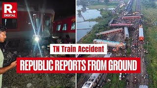 MysuruDarbhanga Express Accident Republic Reports From Kavarapetta Tamil Nadu [upl. by Nitz]