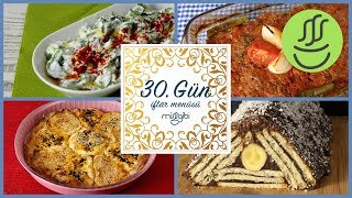 Ramazan 30 Gün İftar Menüsü Kilis Tava  Semizotu Salatası  Dilim Börek  Mosaik Pasta [upl. by Aleakcim640]