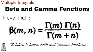 29 Relation between Beta and Gamma Functions  Problem1 [upl. by Aivila]