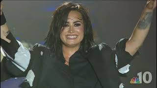 Demi Lovato  Cool For The Summer Rock Version Live at WAWA Welcome America Festival Philly 2023 [upl. by Hairacaz]