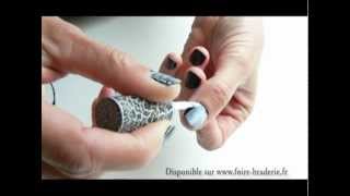 tutoriel vernis craquelémp4 [upl. by Kinnon498]