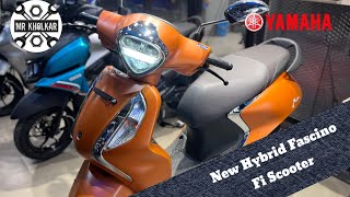 The all new edition Yamaha Hybrid Fascino 2024 with new colour [upl. by Kcirdnekel878]