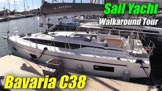 2022 Bavaria C38 Sailing Yacht  Walkaround Tour  2021 Cannes Yachting Festival [upl. by Row384]