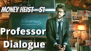 Professor Dialogue in Hindi  Money Heist  La casa de Papel  Money Heist WhatsApp Status [upl. by Wiburg700]