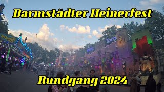 Darmstädter Heinerfest Rundgang 2024 [upl. by Marten]