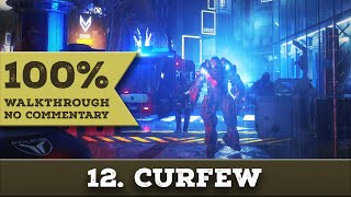 Deus Ex Mankind Divided Walkthrough PacifistAll Collectibles part 12 CURFEW [upl. by Crystal436]