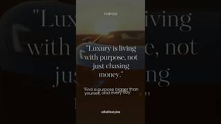 Purpose quote of the dayalfalifestyles alfalifestyles motivation inspirationalquotes [upl. by Enidlarej]