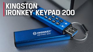 XTSAESVerschlüsselung – Kingston IronKey Keypad 200 Hardwareverschlüsselter USBStick [upl. by Roque]