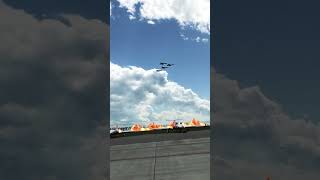 CF18 AirstrikeDemo Bagotvile IntAirShowSAIBmilitaryShowshortsarmycanadaaviationshortvideo [upl. by Oemac]