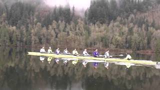 UW Mens crew at Lake Samish with Carlos Dinares [upl. by Buffy]