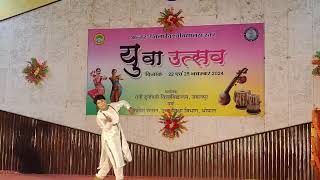 युवा उत्सव  Youth Festival  Kathak  Sarang shivharedancereelsviralvideovloglivelove [upl. by Seale352]