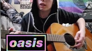 oasis  wonderwall Guitar tutorial for beginners [upl. by Idnod303]