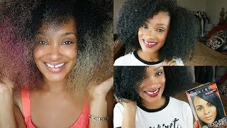 How To Dye Your Bleached Natural Hair Back To Black  Clairol Textures and Tones [upl. by Dihaz]