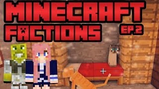 Raided by Cats  Ep 2  Minecraft Factions with Smallishbeans [upl. by Aydiv]