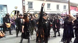 Beltane Border Morris  Tolmen Stone  Bovey Tracey  27 Apr 24 [upl. by Farrish]