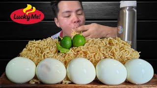 Pancit Canton With Egg Mukbang  Mukbang Philippines  Mhers tv [upl. by Sibyl]