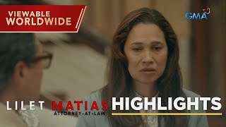 Lilet Matias AttorneyAtLaw Meredith regrets her treatment of Lilet Episode 130 [upl. by Lehman]