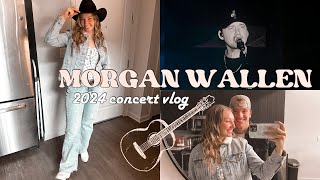 MORGAN WALLEN 2024  Get ready with me amp vlog 🤠🎤🎶 [upl. by Ettevy]