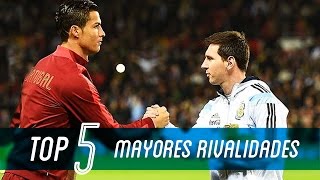 CRISTIANO RONALDO vs MESSI y otras grandes RIVALIDADES [upl. by Deer]