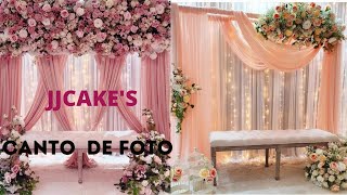 IDEAS DE DECORAÇÃO DE CANTO PARA FOTO  PARA FESTA DE CASAMENTO E ENCONTRO DE CASAIS [upl. by Hathcock746]