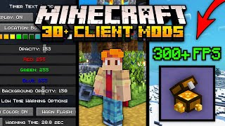 30 Client Side Vanilla Minecraft Mods For 121 Tricky Trials Update [upl. by Weisbart]