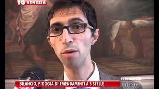 VENEZIA TG  21122015  BILANCIO PIOGGIA DI EMENDAMENTI A 5 STELLE [upl. by Droc]