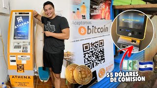 ¿COMO FUNCIONAN LOS CAJEROS DE BITCOINS EN EL SALVADOR 🤔🇸🇻 [upl. by Anovahs]