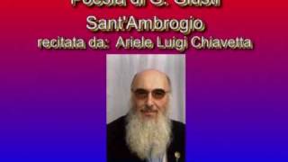 SANTAMBROGIO poesia di Giuseppe Giusti  recita Ariele Luigi Chiavetta  mp4 [upl. by Pier339]