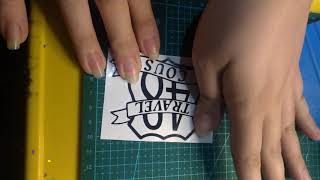 How to peel decalspano gamitin ang decal sticker [upl. by Ecinrahs]