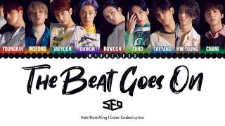 SF9 에스에프나인  The Beat Goes On 무중력 Lyrics Color CodedHanRomEng [upl. by Deehsar]