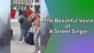 Stunning Street Singers Incredible Voice streetsinger streetperformer peoplelikeyou [upl. by Yankee155]