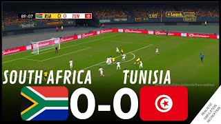 تونس 00 جنوب أفريقيا أبرز أحداث المباراة • محاكاة لعبة فيديو AFCON2023 [upl. by Kaylil]