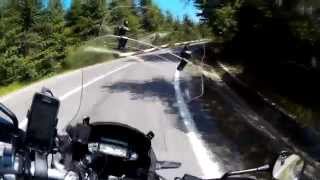 Honda Crosstourer BMWR1200RS NC750X DL1000 vstrom  Transfagarasan tour [upl. by Ailssa]