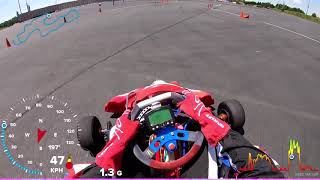 CCRSCCA Autocross June 15 2019 Shifter Kart [upl. by Erdnua168]