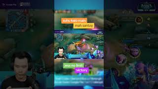 Jess no limit mainnya santai mobilelegends jessnolimite gaming [upl. by Hamian]