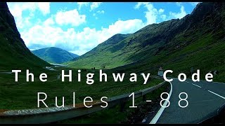 HIGHWAY CODE EXPLAINED RULES 188 [upl. by Ardnaskela]