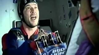 Skydiver terror relief Bud Light in free fall [upl. by Giddings]