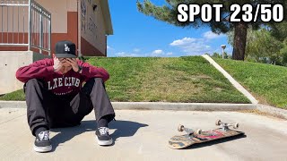 I Skated 50 Street Spots in One Day [upl. by Juieta670]