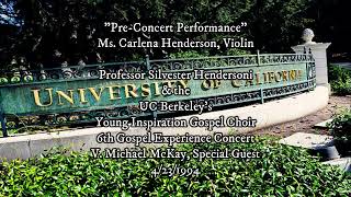 Pre Concert Performance Professor Silvester Henderson amp the UCBs Young Inspiration Gospel Choir [upl. by Ssirk]