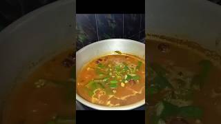 vendakkai benefits in tamilfood shortvideo cooking vendakkai pulikulampu [upl. by Airamat59]