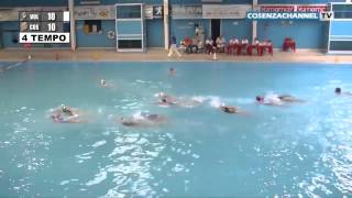 Pallanuoto Femminile A2 Playoff Gara 2 Volturno  Tubisider Cosenza  Partita del 11062014 [upl. by Okram676]