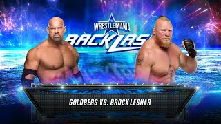 Goldberg Vs Brock Lesnar Match [upl. by Anneres]