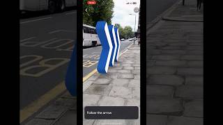 Augmentative reality in Google Maps route [upl. by Areemas493]