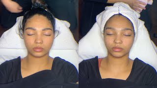 esthetician in training giving a 30 minute facial [upl. by Ait]