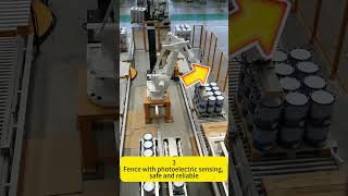 MEET our new AUTO palletizer robot in food chemical industry [upl. by Nemraciram507]