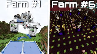 I Build The Best Farms In Minecraft Survival [upl. by Attirb]