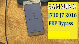 Samsung SMJ710F Android 810 FRP Bypass  Samsung Galaxy J7 2016 Google Account Remove 100Done [upl. by Goldina698]