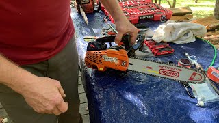 ECHO CS2511T Chainsaw Maintenance for Beginners [upl. by Goer157]